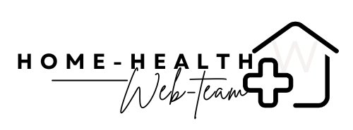 The White Version of the Home Health Web Brand Identity on the Webpage Footer