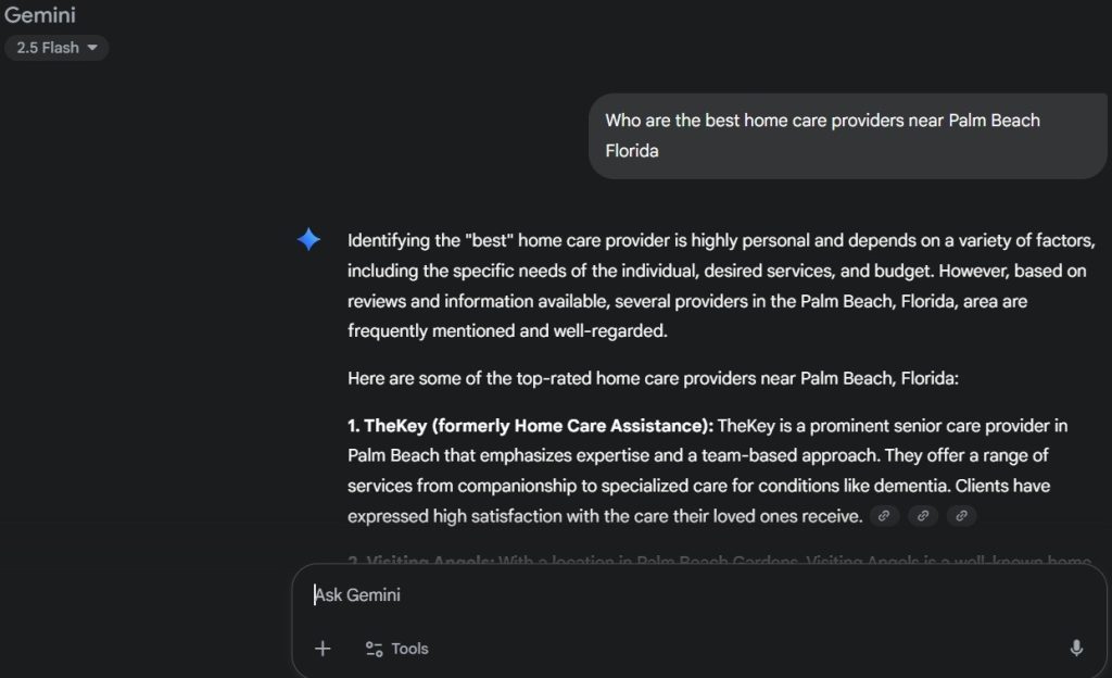 Content Localization for Home Care for Generative AI search on using Gemini 2.5 model